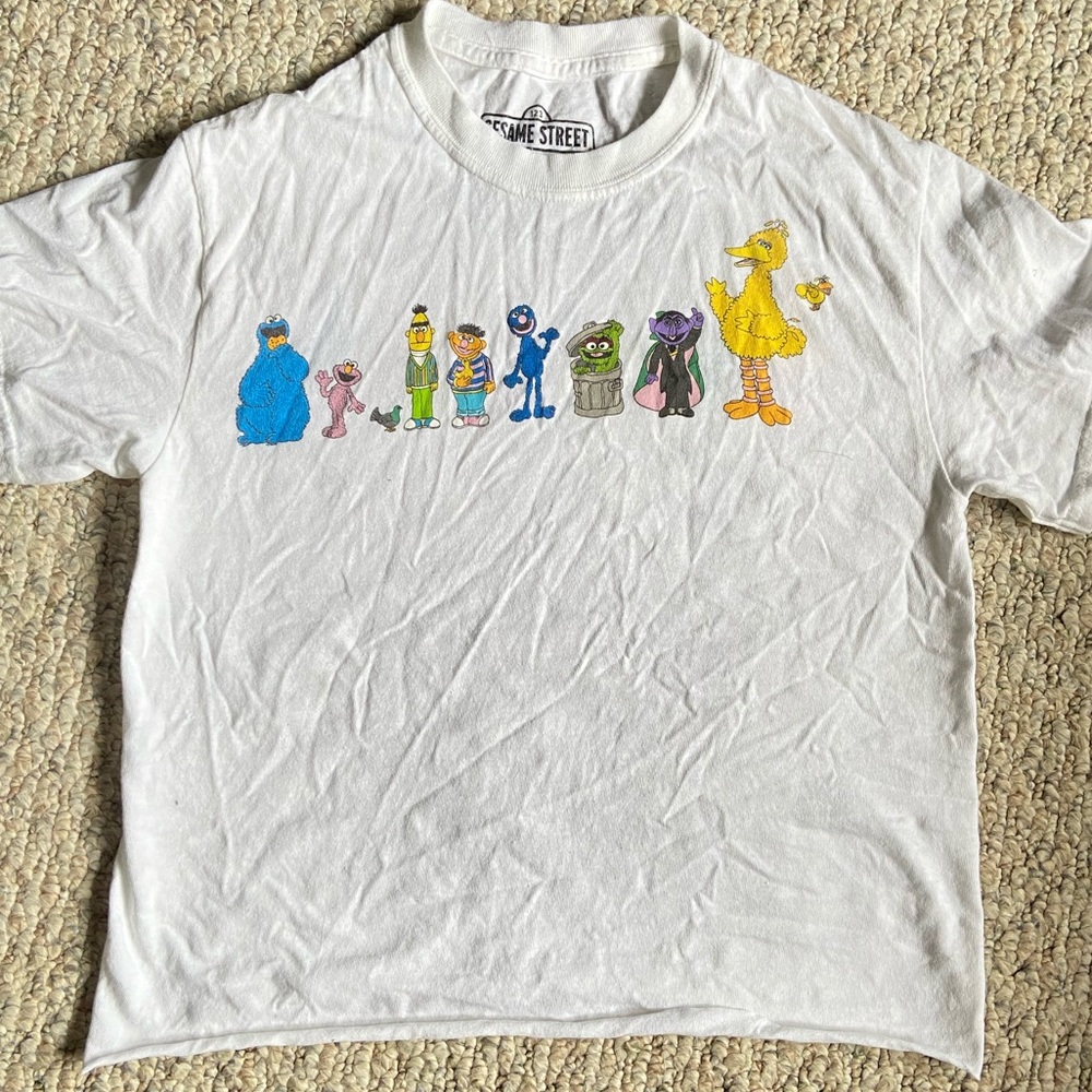 Sesame Street cropped tee EEUC